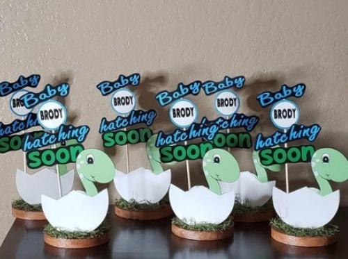 Baby Dino Centerpieces