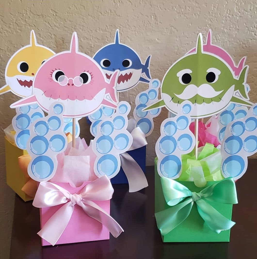 Baby Shark Centerpieces